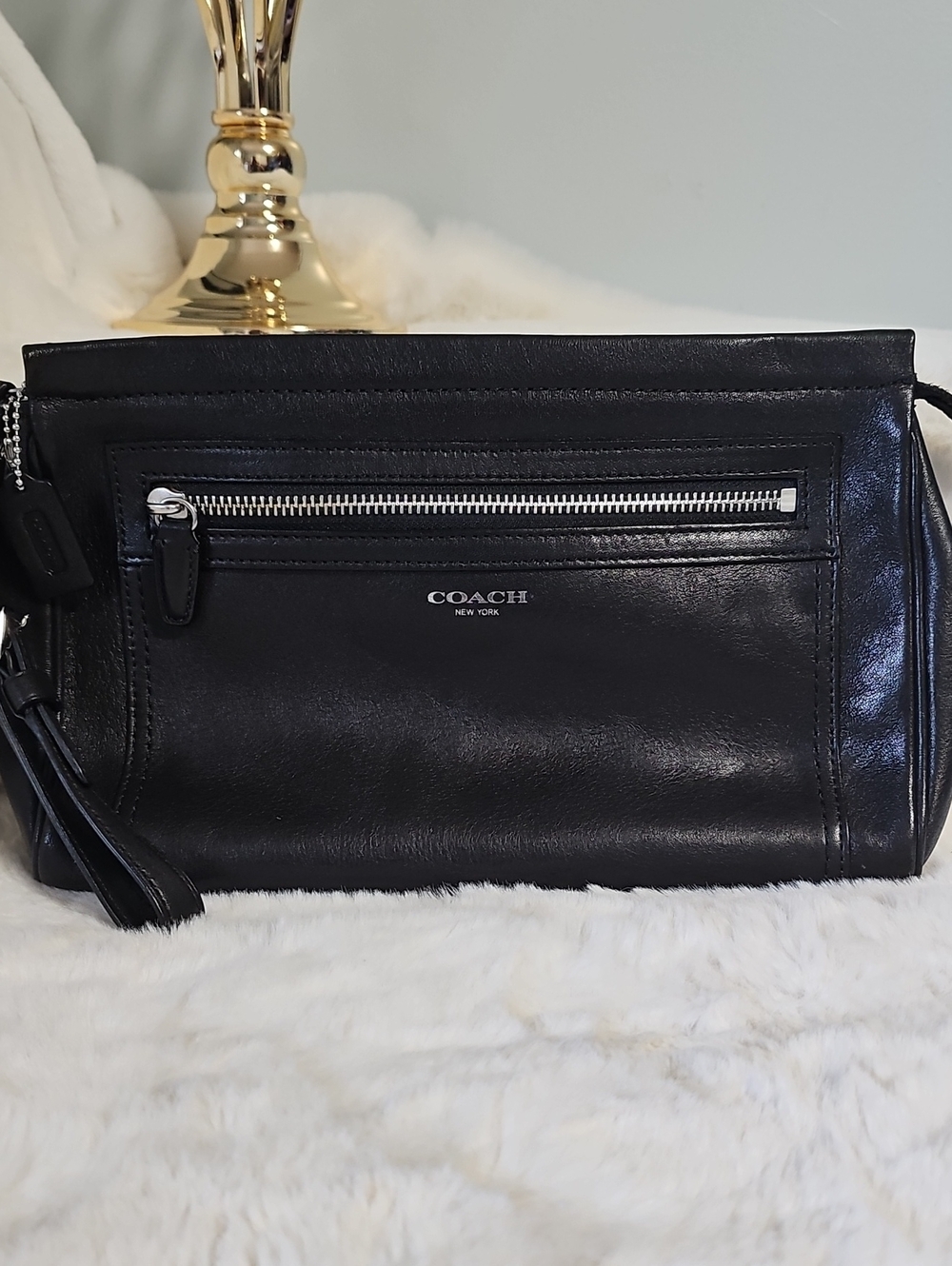 COACH Legacy Leather Large Clutch